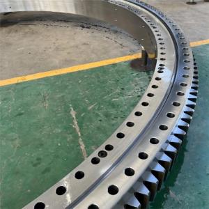 Large slewing gear with griding