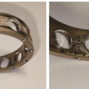 What are the causes of cage fracture in deep groove ball bearings?