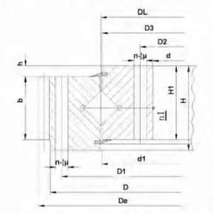 External Gear 111/112 Series Single Row Crossed Roller Slewing Bearing-Part 1