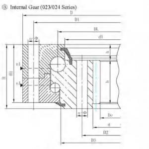 Internal Gear (023/024 Series)Double Row Ball Slewing Bearing-Part 2