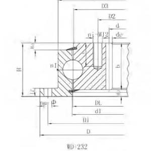 Internal Gear 062 Series | Flange Type Thin Section Slewing Bearings