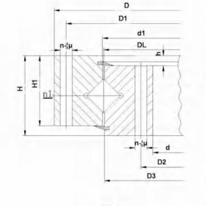 Ungear 110 Series Single Row Crossed Roller Slewing Bearing